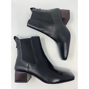 Franco Sarto Black Ankle Boots